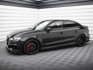 Street PRO Side Skirts Diffusers Audi RS3 Sedan 8V Facelift - Wayside Performance 