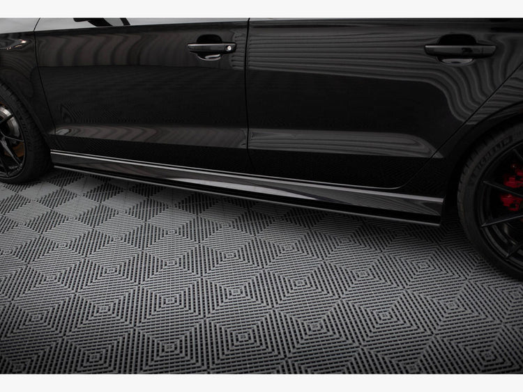 Street PRO Side Skirts Diffusers Audi RS3 Sedan 8V Facelift - Wayside Performance 