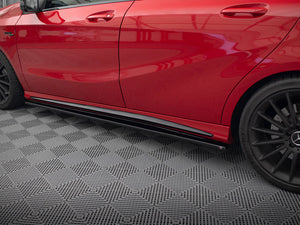 Side Skirts Diffusers Mercedes A W176 / CLA 117 AMG / CLA 117 AMG-Line Facelift - Wayside Performance 