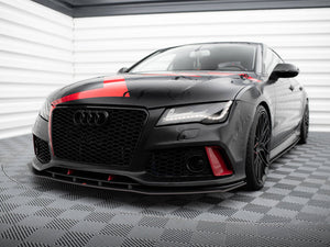 Street PRO Front Splitter Audi A7 RS7 Look C7 - Wayside Performance 