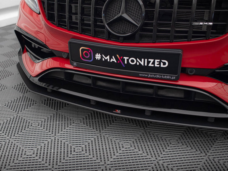 Street PRO Front Splitter Mercedes-Benz A 45 AMG Aero W176 Facelift - Wayside Performance 