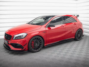 Street PRO Side Skirts Diffusers Mercedes-Benz A 45 AMG W176 Facelift - Wayside Performance 