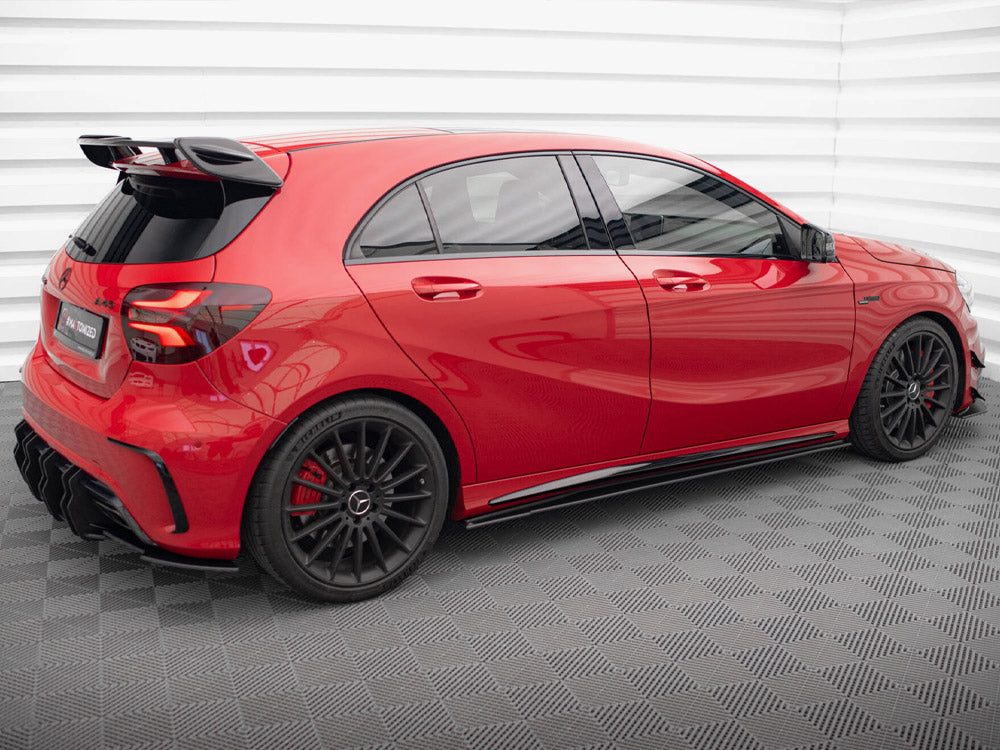Street PRO Side Skirts Diffusers Mercedes-Benz A 45 AMG W176 Facelift - Wayside Performance 