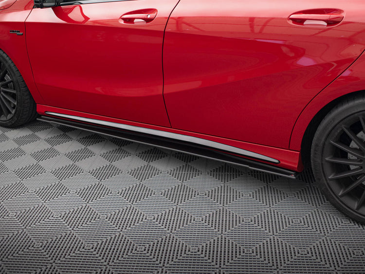 Street PRO Side Skirts Diffusers Mercedes-Benz A 45 AMG W176 Facelift - Wayside Performance 
