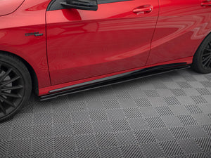 Street PRO Side Skirts Diffusers Mercedes-Benz A 45 AMG W176 Facelift - Wayside Performance 