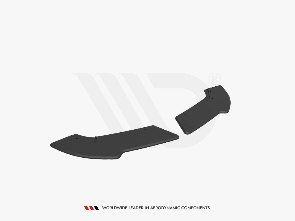 Street Pro Rear Side Splitters Mercedes-Benz A 45 AMG W176 Facelift - Wayside Performance 