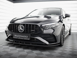 Street PRO Front Splitter Mercedes-AMG A35 W177 Facelift - Wayside Performance 