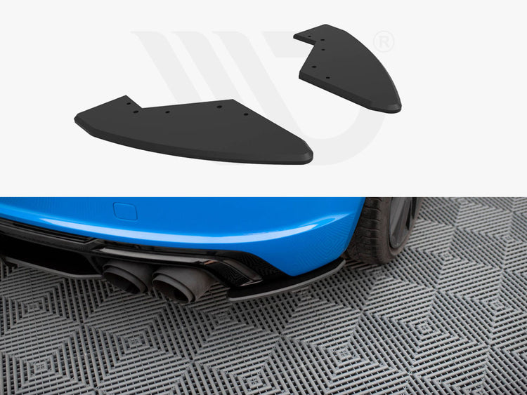Street Pro Rear Side Splitters Audi TT S 8S Facelift - Wayside Performance 