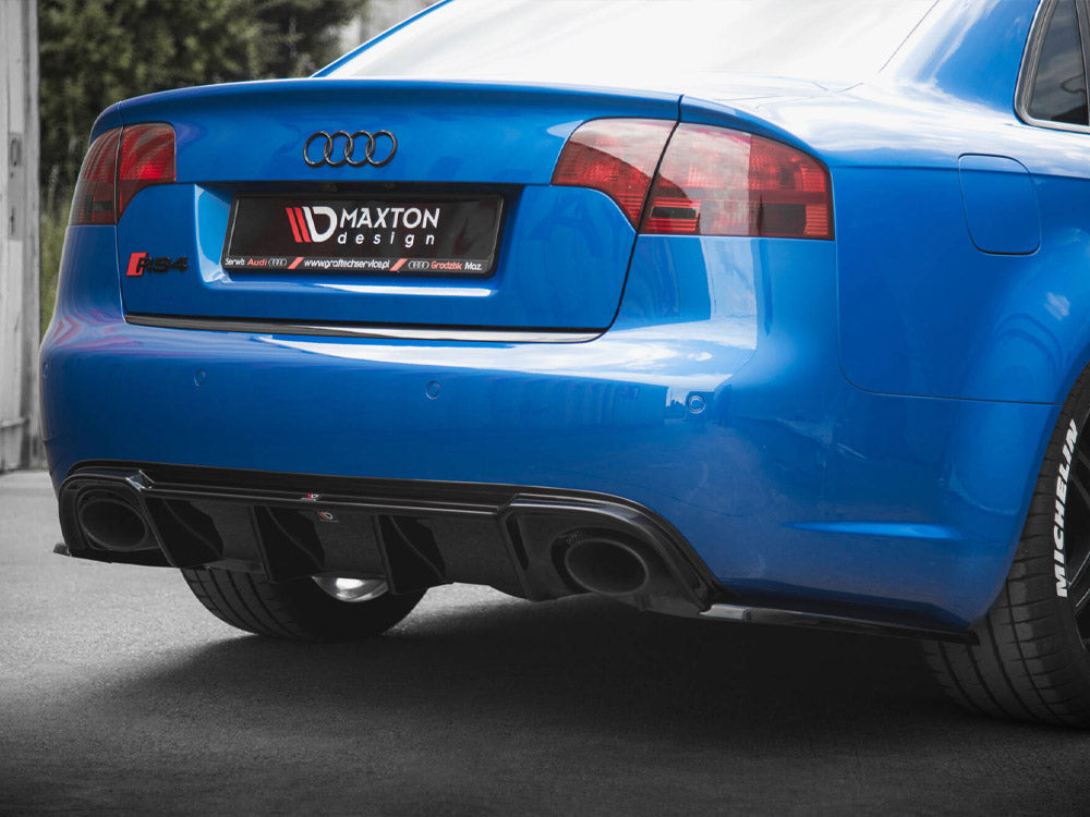 Rear Side Splitters V.2 Audi RS4 Sedan B7 - Wayside Performance 