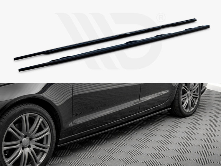 Side Skirts Diffusers V.2 Audi A6 C7 - Wayside Performance 