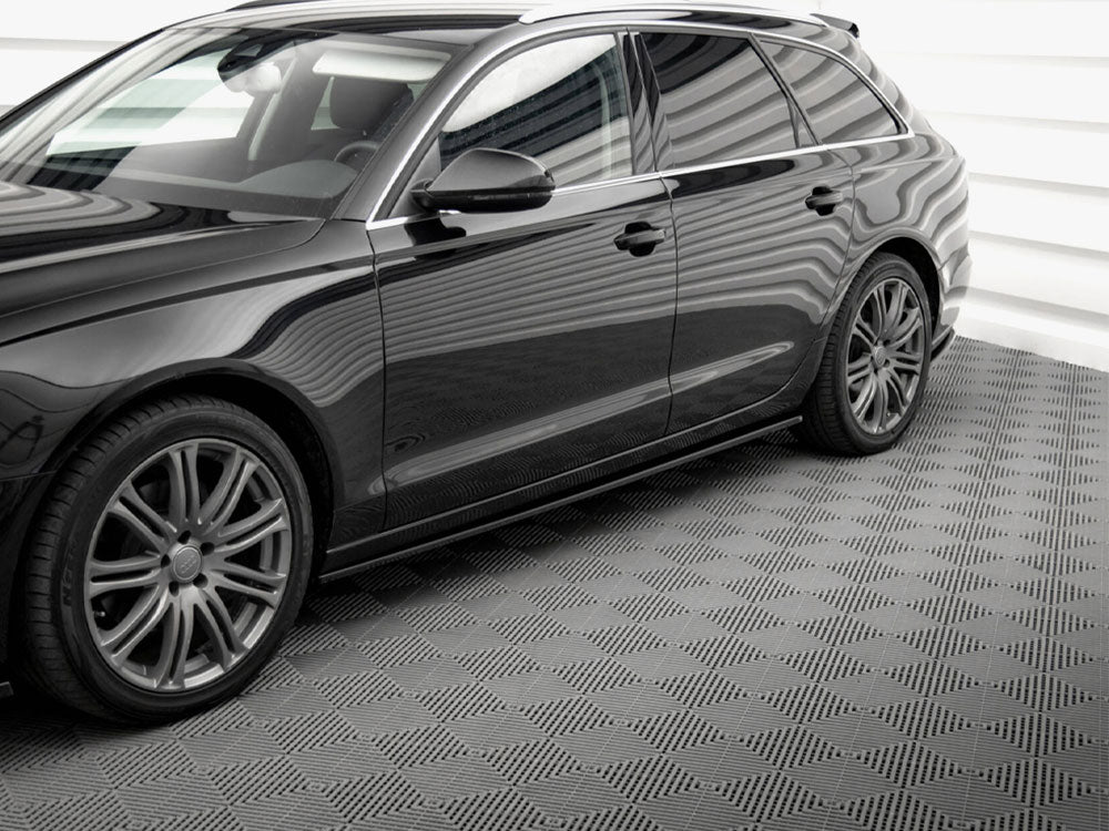 Side Skirts Diffusers V.2 Audi A6 C7 - Wayside Performance 