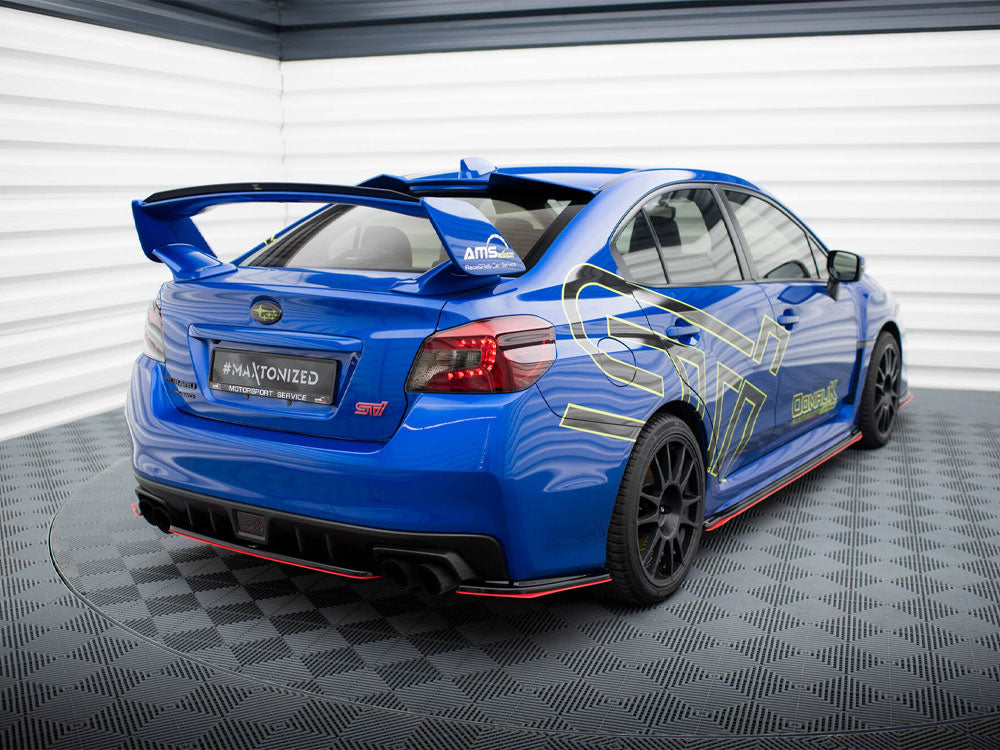 Rear Side Splitters V.2 Subaru WRX STI - Wayside Performance 