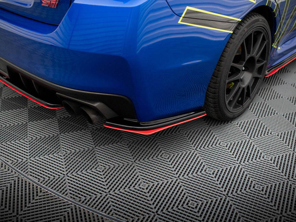Rear Side Splitters V.2 Subaru WRX STI - Wayside Performance 