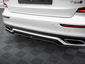 Central Rear Splitter (Vertical Bars) Volvo S60 / V60 R-Design Mk3 - Wayside Performance 