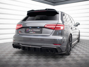Rear Side Splitters V.2 Audi S3 / A3 S-Line Sportback 8V Facelift - Wayside Performance 