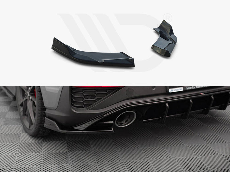Rear Side Splitters V.6 Hyundai I30 N Hatchback Mk3 Facelift - Wayside Performance 