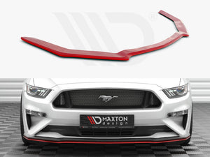Front Splitter V.2 Ford Mustang Mk6 Facelift - Wayside Performance 