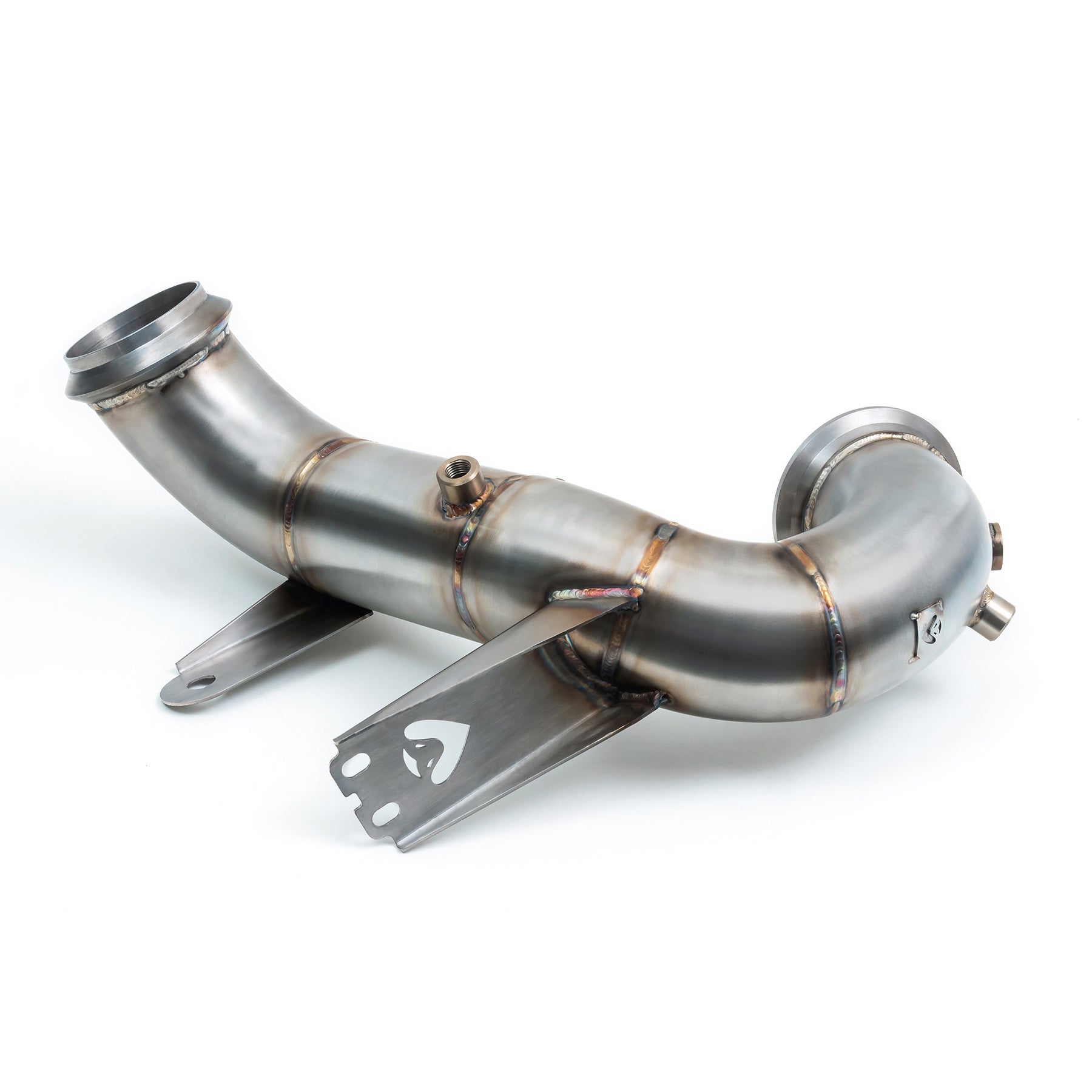 Mercedes-AMG GLA 45 S Front Downpipe Sports Cat / De-Cat Performance Exhaust - Wayside Performance 