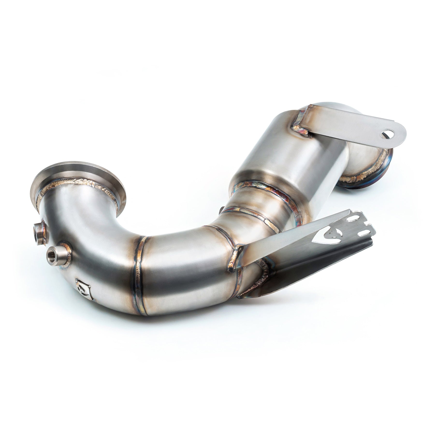 Mercedes-AMG GLA 45 S Front Downpipe Sports Cat / De-Cat Performance Exhaust - Wayside Performance 