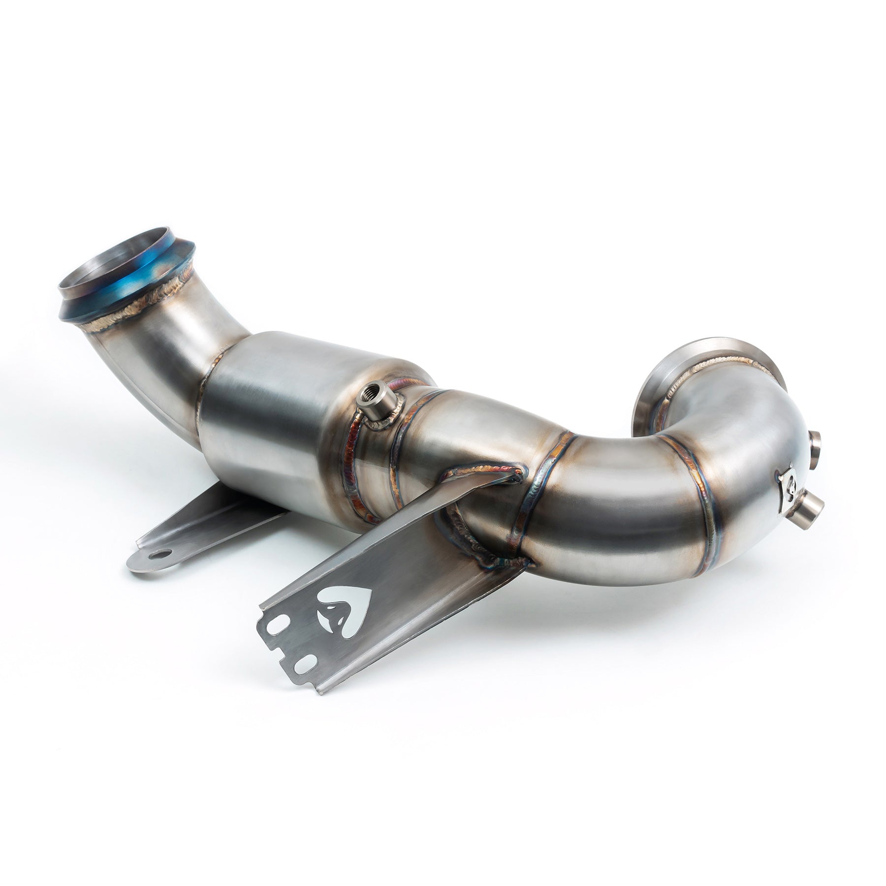 Mercedes-AMG GLA 45 S Front Downpipe Sports Cat / De-Cat Performance Exhaust - Wayside Performance 