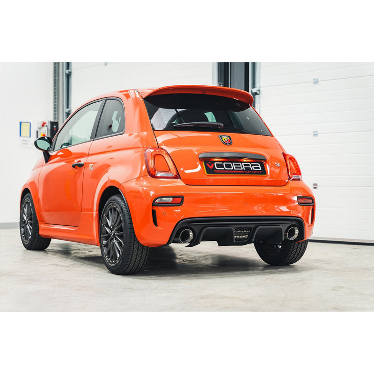 Cobra Sport Abarth 500 Venom Rear Axle Back Performance Exhaust - Wayside Performance 