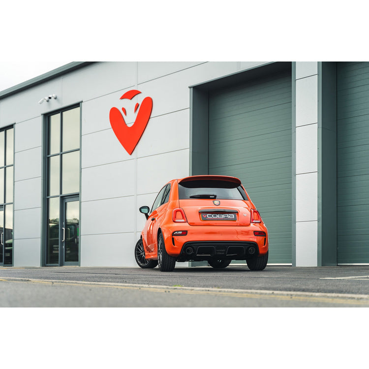 Cobra Sport Abarth 695 Venom Rear Axle Back Performance Exhaust - Wayside Performance 