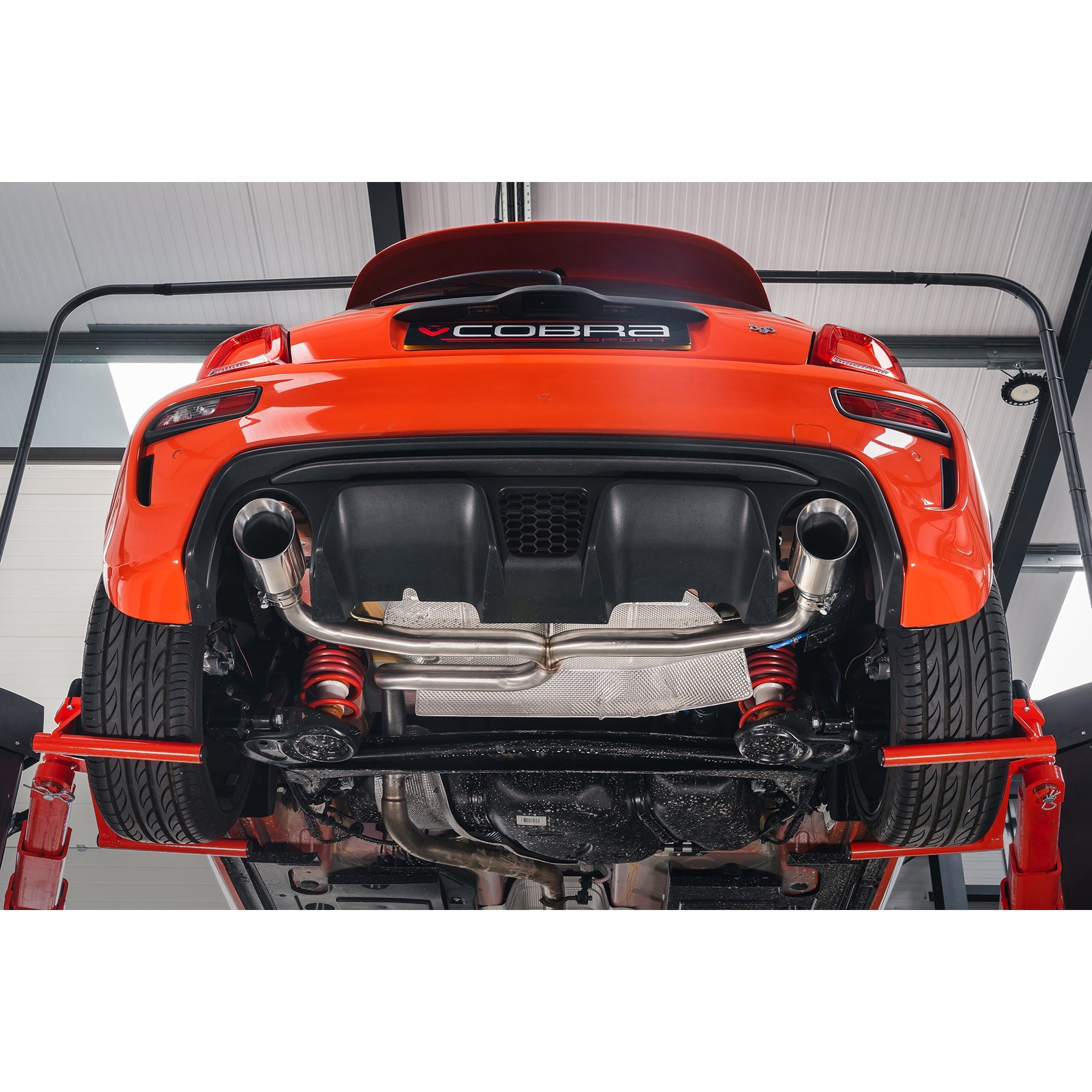 Cobra Sport Abarth 595 Venom Rear Axle Back Performance Exhaust - Wayside Performance 