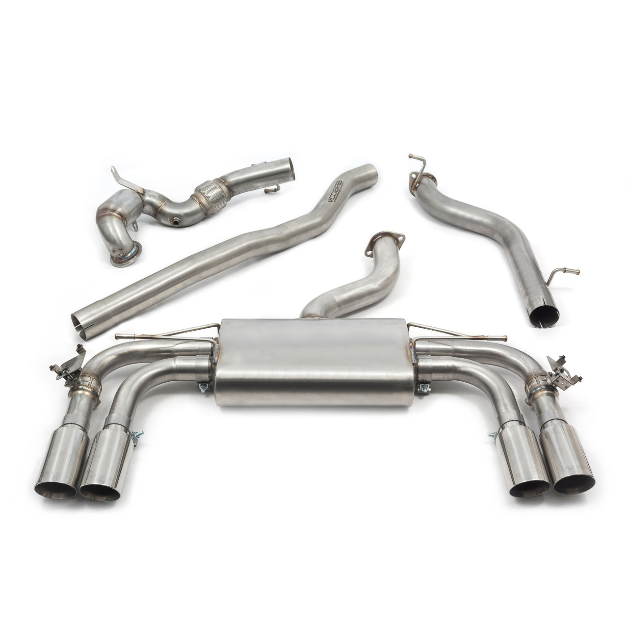 Cobra Sport Audi S3 (8V) 3 Door (Valved) (13-18) Turbo Back Performance Exhaust - Wayside Performance 