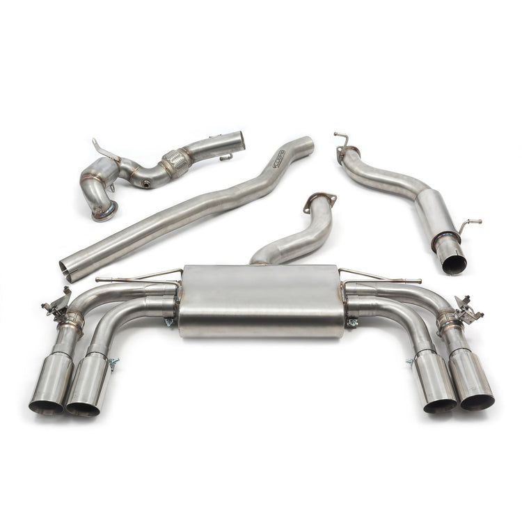 Cobra Sport Audi S3 (8V) 3 Door (Valved) (13-18) Turbo Back Performance Exhaust - Wayside Performance 