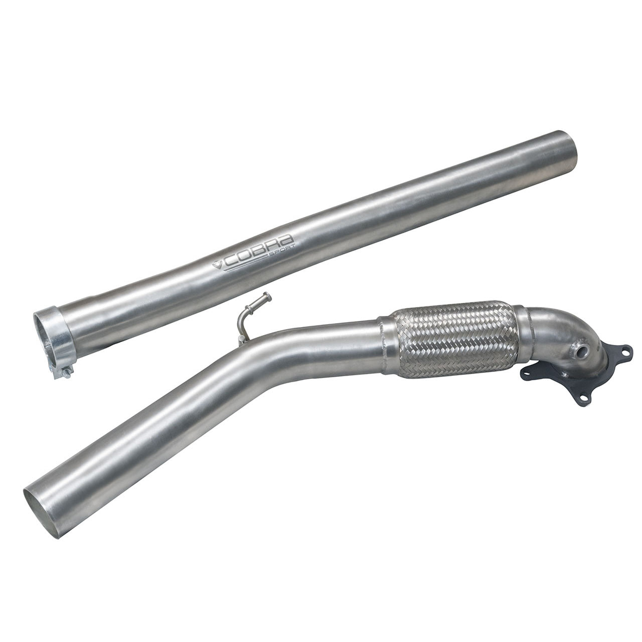 Cobra Sport Audi TT (Mk2) 1.8/2.0 TFSI (2WD) 2011-14 Front Downpipe Sports Cat / De-Cat Performance Exhaust - Wayside Performance 