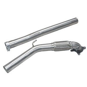 Cobra Sport Audi TT (Mk2) 1.8/2.0 TFSI (2WD) 2011-14 Front Downpipe Sports Cat / De-Cat Performance Exhaust - Wayside Performance 