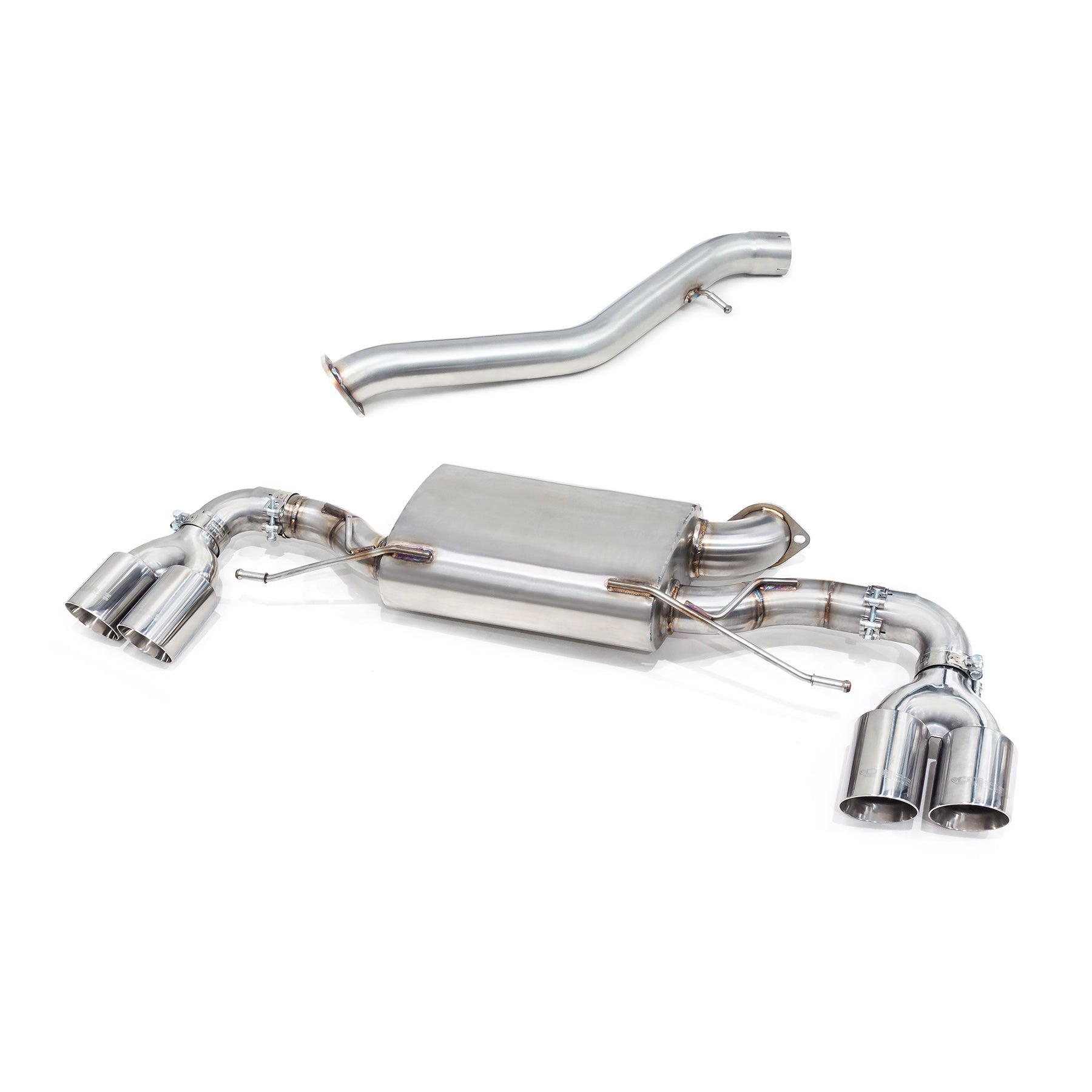 Cobra Sport BMW 320i Touring (G21) (19>) Non-Valved Quad Exit M3 Style Performance Exhaust - Wayside Performance 