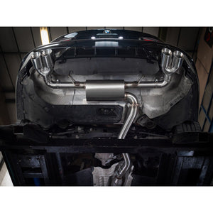 Cobra Sport BMW 320i Touring (G21) (19>) Non-Valved Quad Exit M3 Style Performance Exhaust - Wayside Performance 