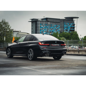 Cobra Sport BMW 320i Touring (G21) (19>) Non-Valved Quad Exit M3 Style Performance Exhaust - Wayside Performance 