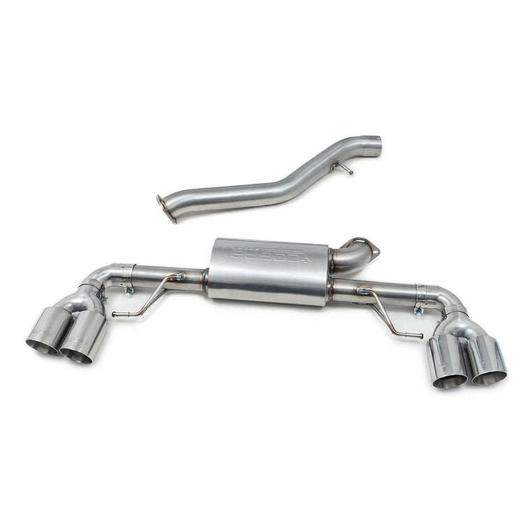 Cobra Sport BMW 320i Touring (G21) (19>) Non-Valved Quad Exit M3 Style Performance Exhaust - Wayside Performance 