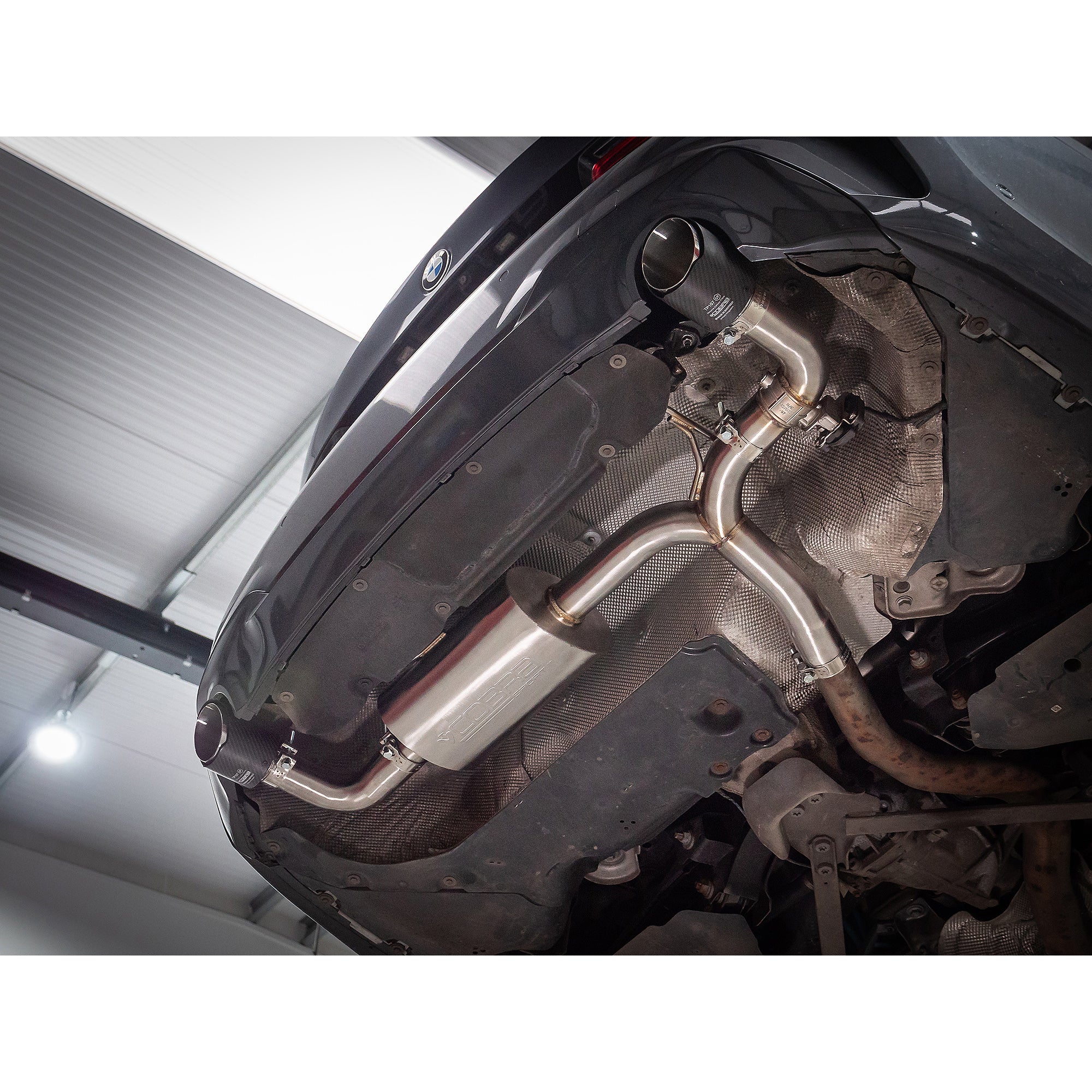 BMW 330e Touring (G21) (19>) Valved Dual Exit Rear Axle Back Performance Exhaust - Wayside Performance 