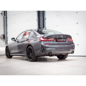 BMW 330e Touring (G21) (19>) Non-Valved Venom Dual Exit Rear Axle Back Performance Exhaust - Wayside Performance 