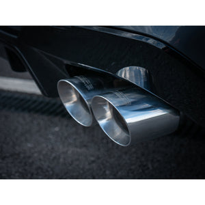 BMW 330e (G20) (19>) Valved Quad Exit Rear Axle Back M3 Style Performance Exhaust - Wayside Performance 