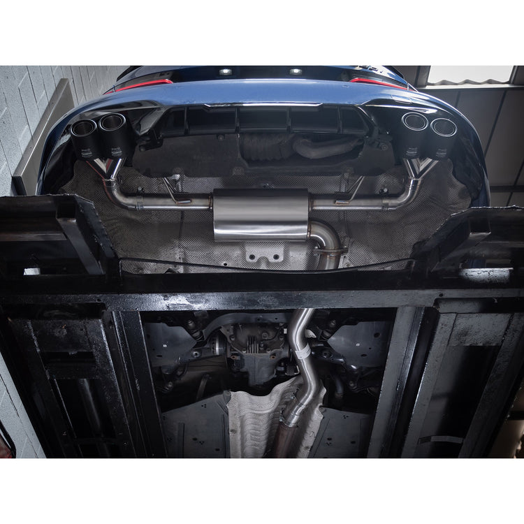Cobra Sport BMW 330i (G20) (19>) Non-Valved Quad Exit M3 Style Performance Exhaust - Wayside Performance 