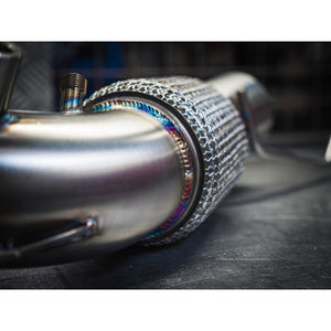 Cobra Sport BMW M235i Gran Coupe (F44) Front Downpipe Sports Cat / De-Cat To Standard Fitment Performance Exhaust - Wayside Performance 