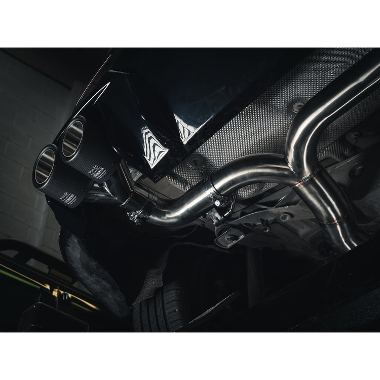 Cobra Sport BMW M135i (F40) Quad Exit GPF/PPF Back Non-Valved Race Box Delete M3 Style Performance Exhaust - Wayside Performance 