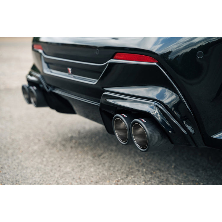Cobra Sport BMW M135i (F40) Quad Exit GPF/PPF Back Non-Valved Race Box Delete M3 Style Performance Exhaust - Wayside Performance 
