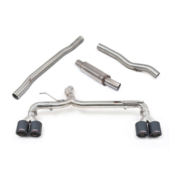 Cobra Sport BMW M135i (F40) Venom Quad Exit M3 Style Race Box Delete Cat Back Performance Exhaust - Wayside Performance 