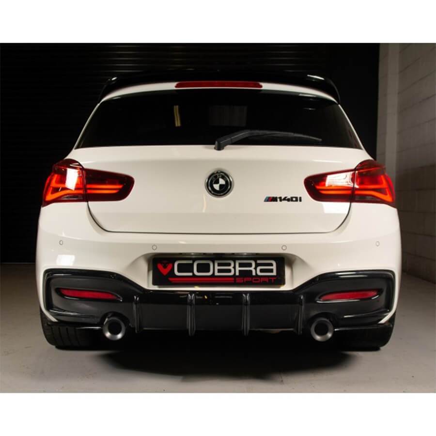 Cobra Sport BMW 435i Exhaust Tailpipes - Larger 3.5" M Performance Tips - Replacement Slip-on OE Style - Wayside Performance 