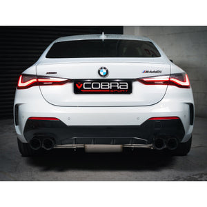 Cobra Sport BMW M440i (G22/G23) (22>) Valved Quad Exit GPF/PPF Back Performance Exhaust - Wayside Performance 