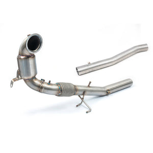 Cobra Sport VW Tiguan R (21>) Front Downpipe Sports Cat / De-Cat Performance Exhaust - Wayside Performance 