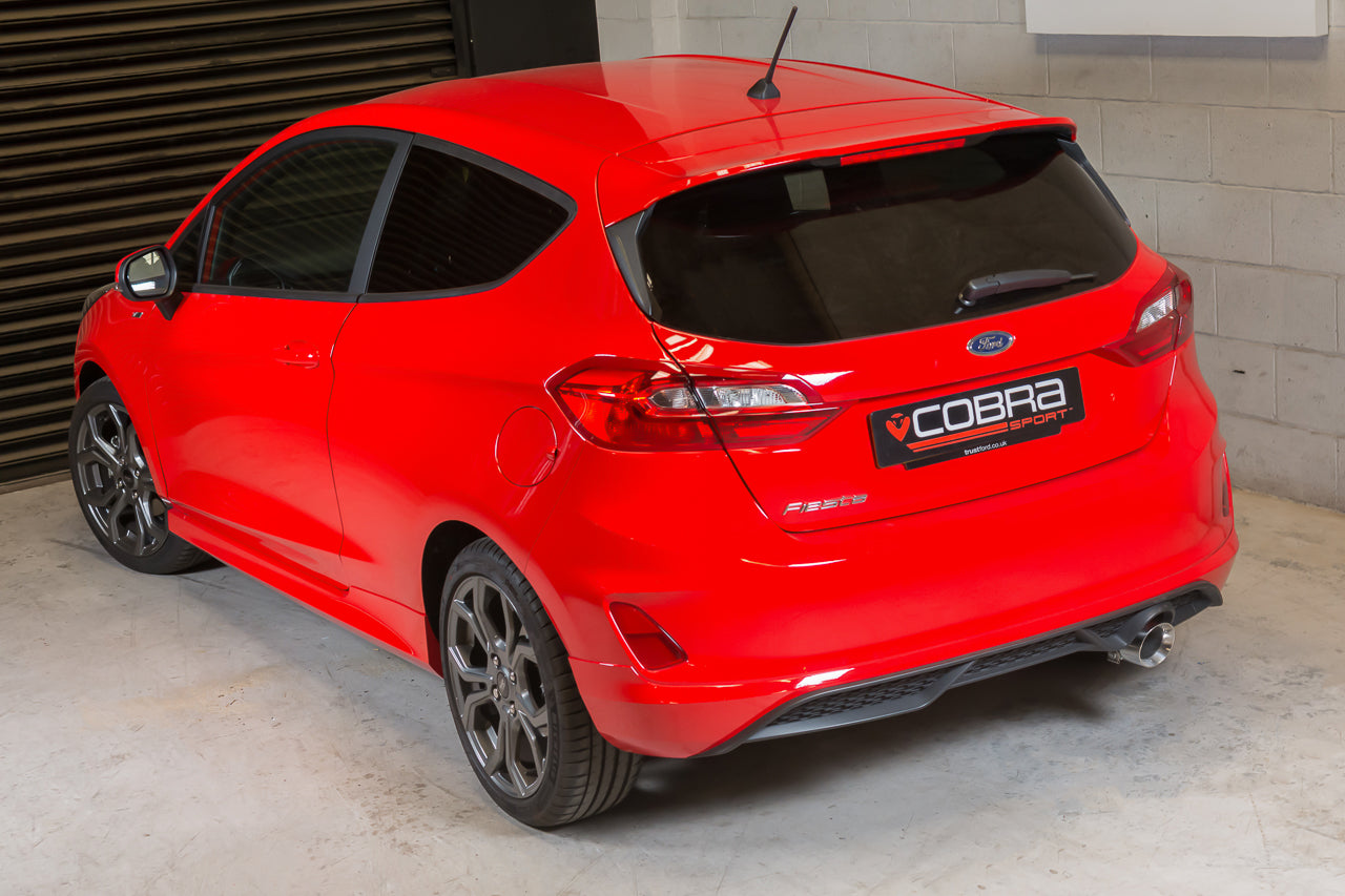 Cobra Sport Ford Fiesta (Mk8) 1L EcoBoost Hybrid mHEV ST-Line Venom Rear Box Delete Performance Exhaust - Wayside Performance 