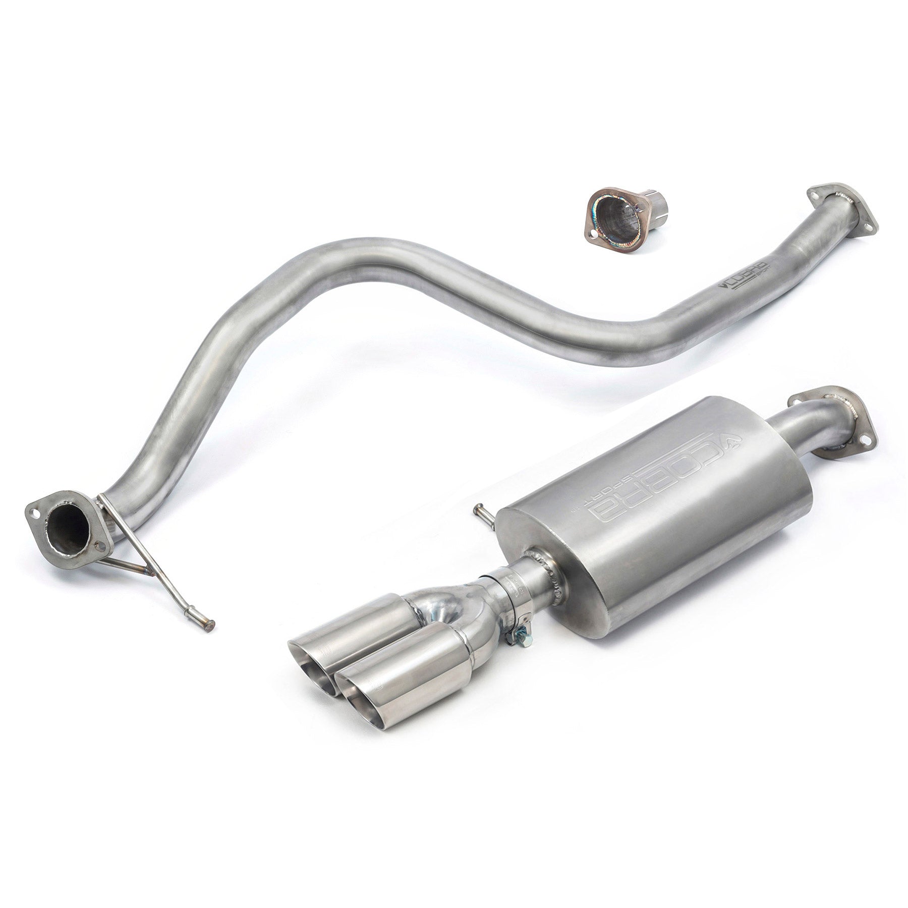 Ford Fiesta (Mk8) 1L EcoBoost Hybrid mHEV ST-Line (ST Style) Twin Tip GPF Back Performance Exhaust - Wayside Performance 