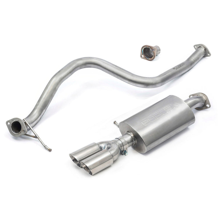 Ford Fiesta (Mk8) 1L EcoBoost Hybrid mHEV ST-Line (ST Style) Twin Tip GPF Back Performance Exhaust - Wayside Performance 