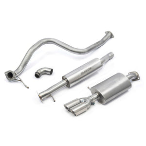 Cobra Sport Ford Fiesta (Mk8) 1L EcoBoost ST-Line (ST Style) Twin Tip Cat Back Performance Exhaust - Wayside Performance 